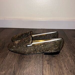 Cole Haan Glittery Black Loafers